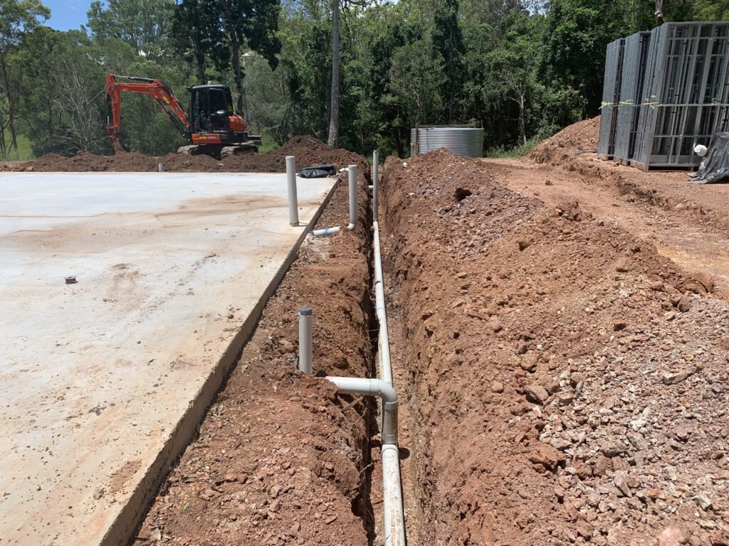 Plumbing Trenches Construction