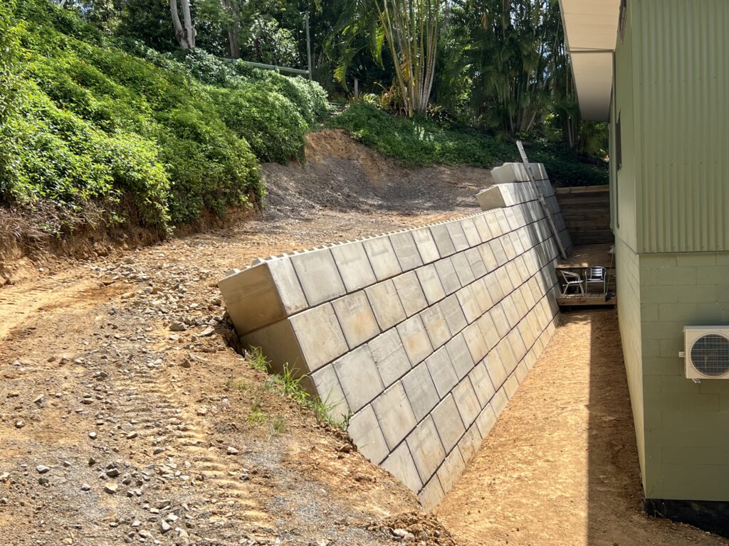 Concrete Block Wall - Eumundi